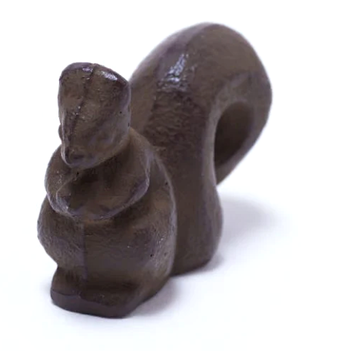 Eichhörnchen Paperweight aus Eisen – Japanisches Designobjekt