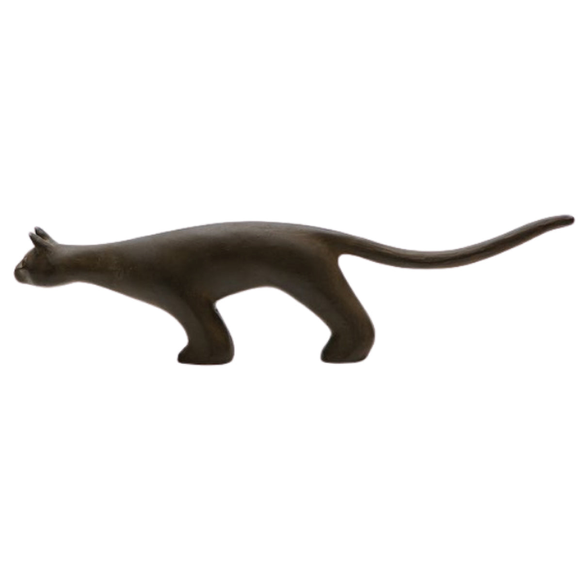 Chami Bronzeskulptur medium | Handgegossene Katze von Suzuki Morihisa