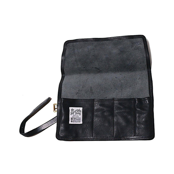 Rolletui aus schwarzem Leder | THE SUPERIOR LABOR | Handmade in Japan