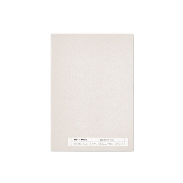 Notiz- & Skizzenbuch Plain note 101 blank | Trools Paper | Made in Seoul Südkorea