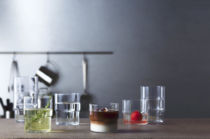 TOYO SASAKI GLASS - Trinkglas Fino stapelbar | Alltagsikone aus Japan