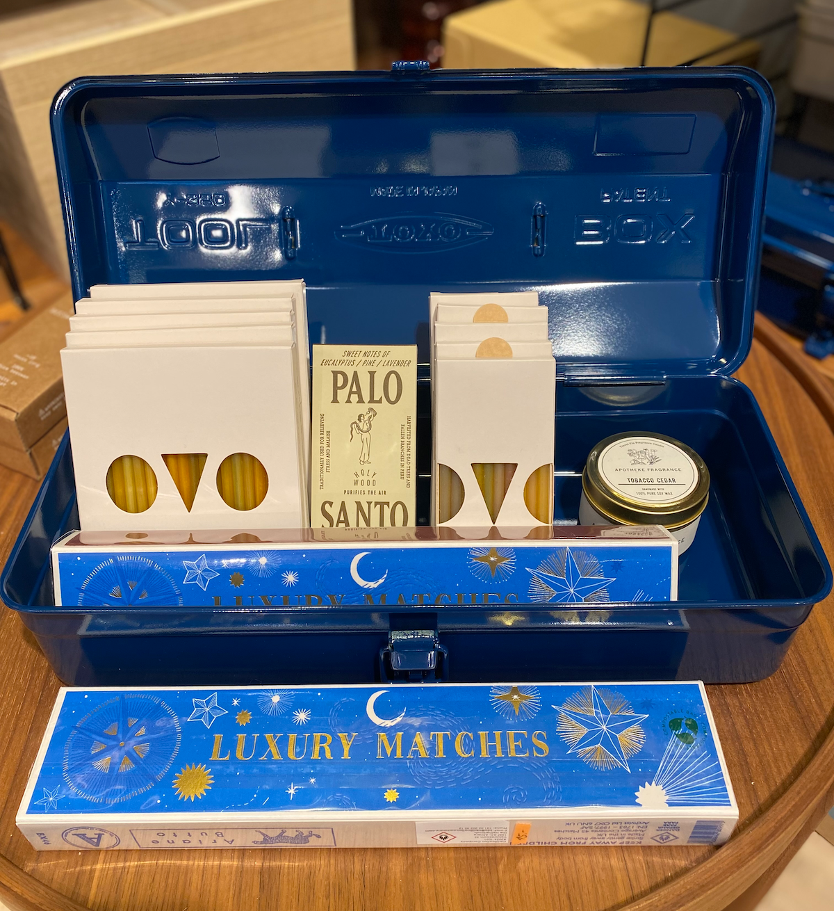 Toolbox aus Stahl Toyo Y-350 indigo | TOYO STEEL | Made in Japan