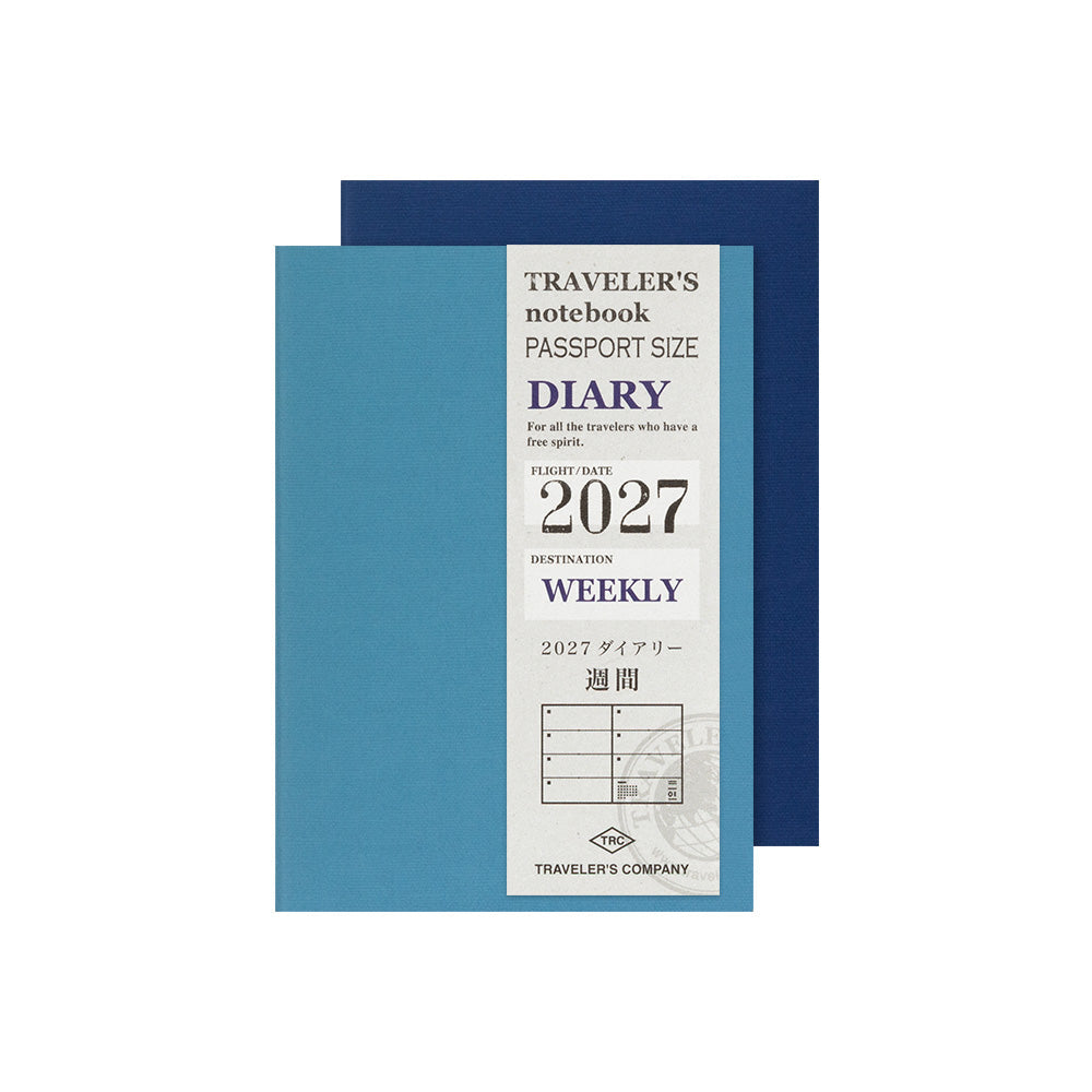 Traveler’s Notebook Agenda 2027 Weekly | Passport Size | Pre-Order