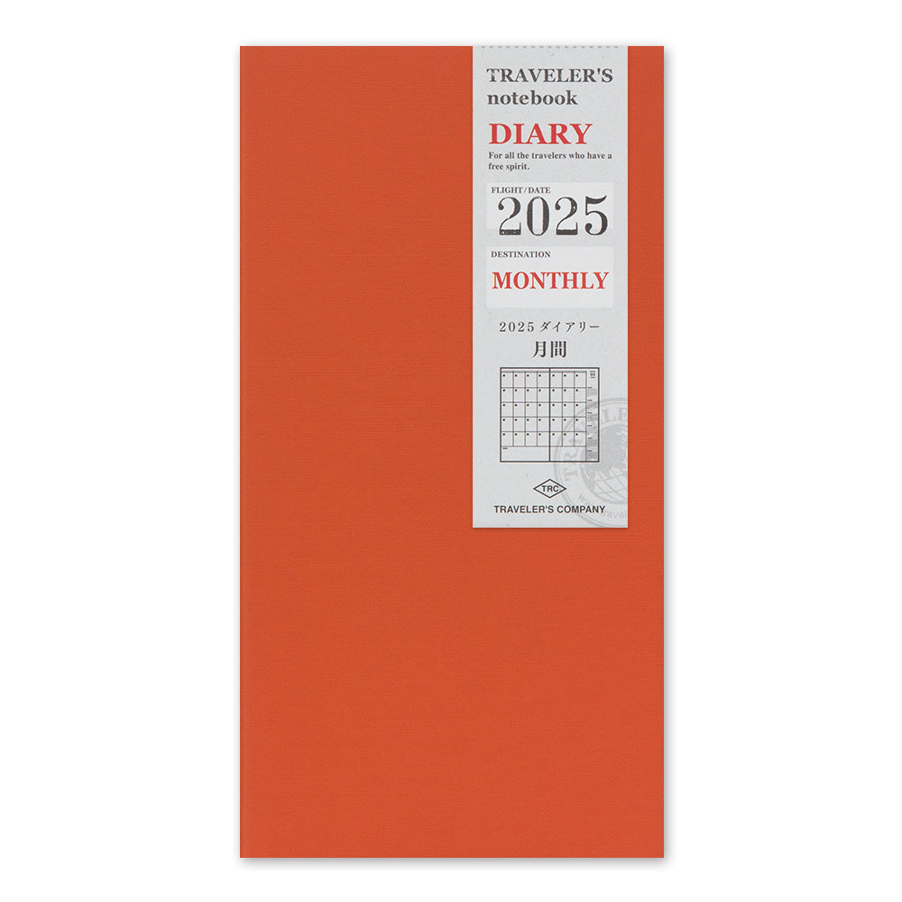 Agenda 2025 Monatsplaner Regular size | TRAVELER'S COMPANY | Made in Japan