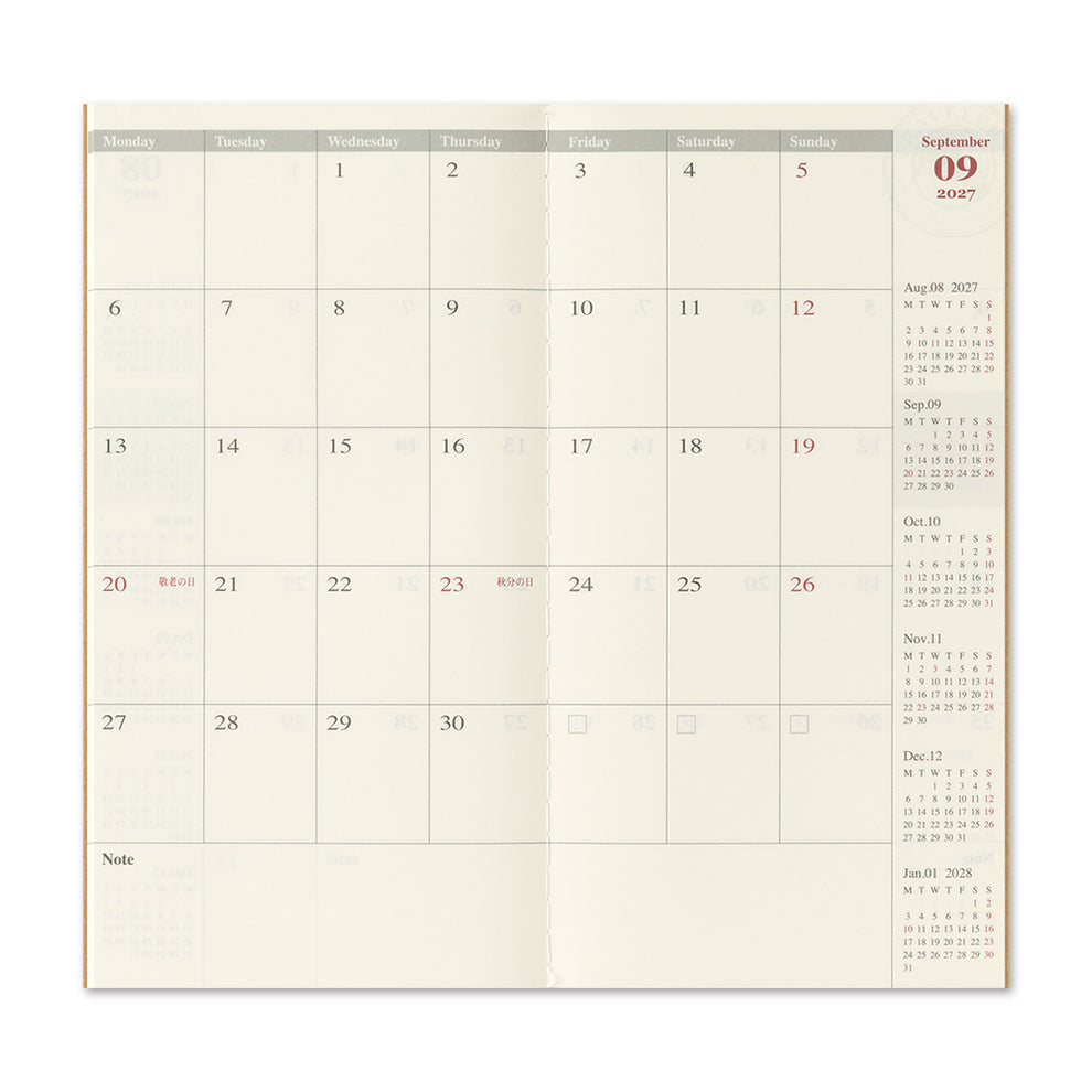 Agenda 2024 | Monthly Planner | Regular size