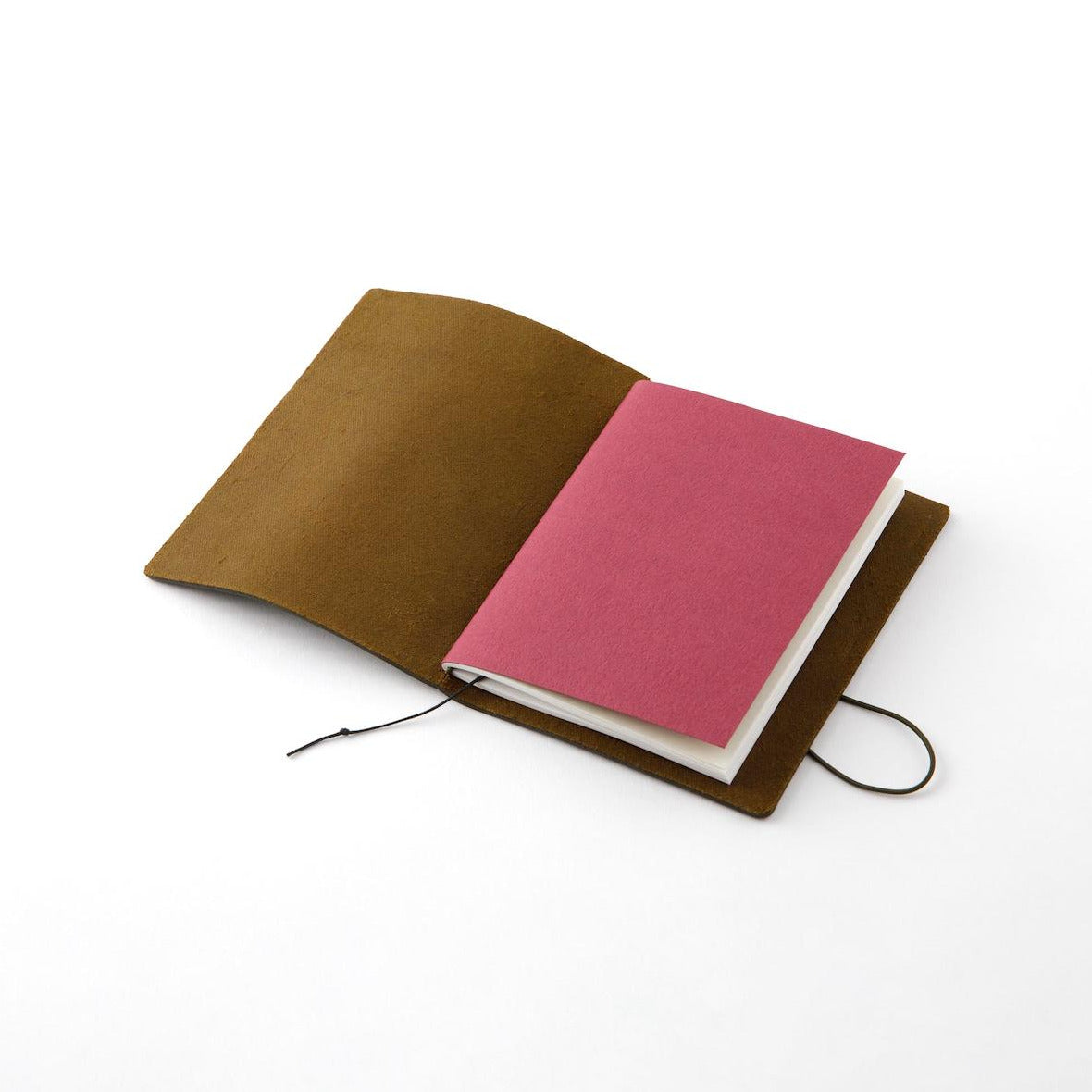 TRAVELER'S COMPANY - Notebook Starter Kit | Reisepassgrösse | olivefarbenes Leder