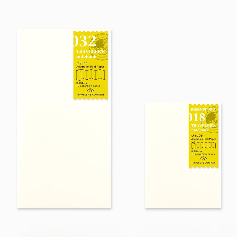 Akkordeon-Faltheft 032 | MD-Papier | TRAVELER'S COMPANY | Regular size | Made in Japan