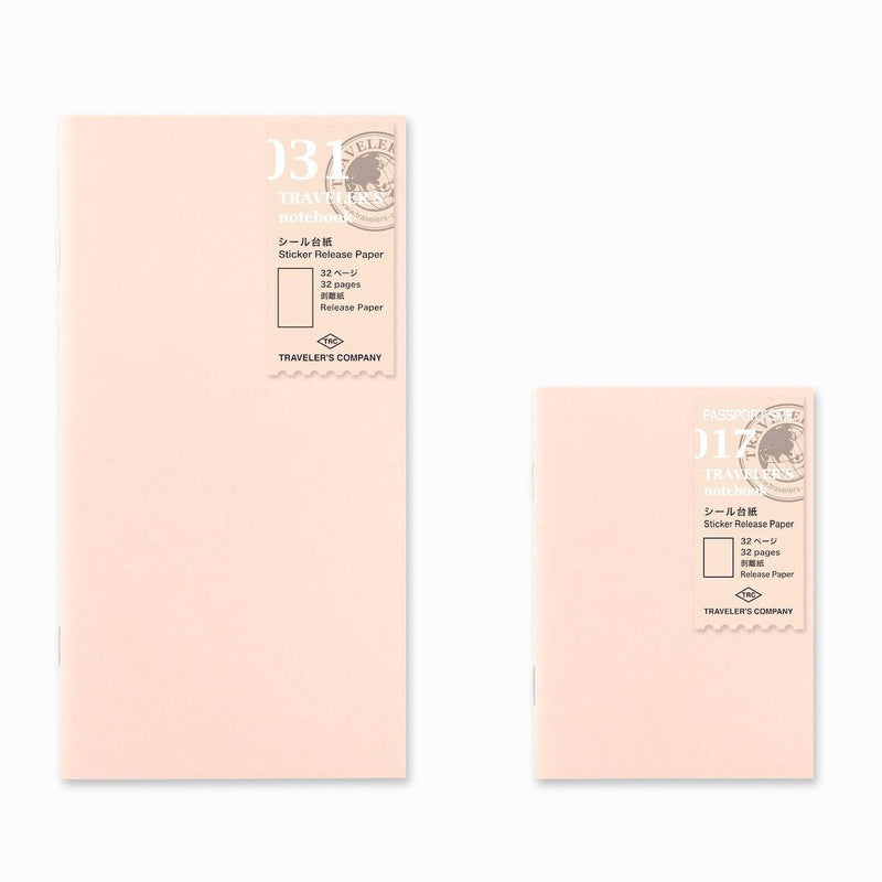 Sticker-Abziehpapierheft 031 | TRAVELER'S COMPANY | Regular size Japan
