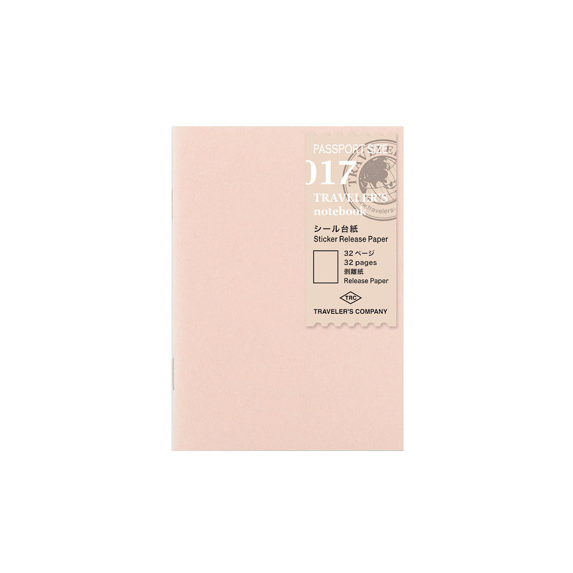 Sticker-Abziehpapierheft 017 | TRAVELER'S COMPANY | Passport size | Made in Japan
