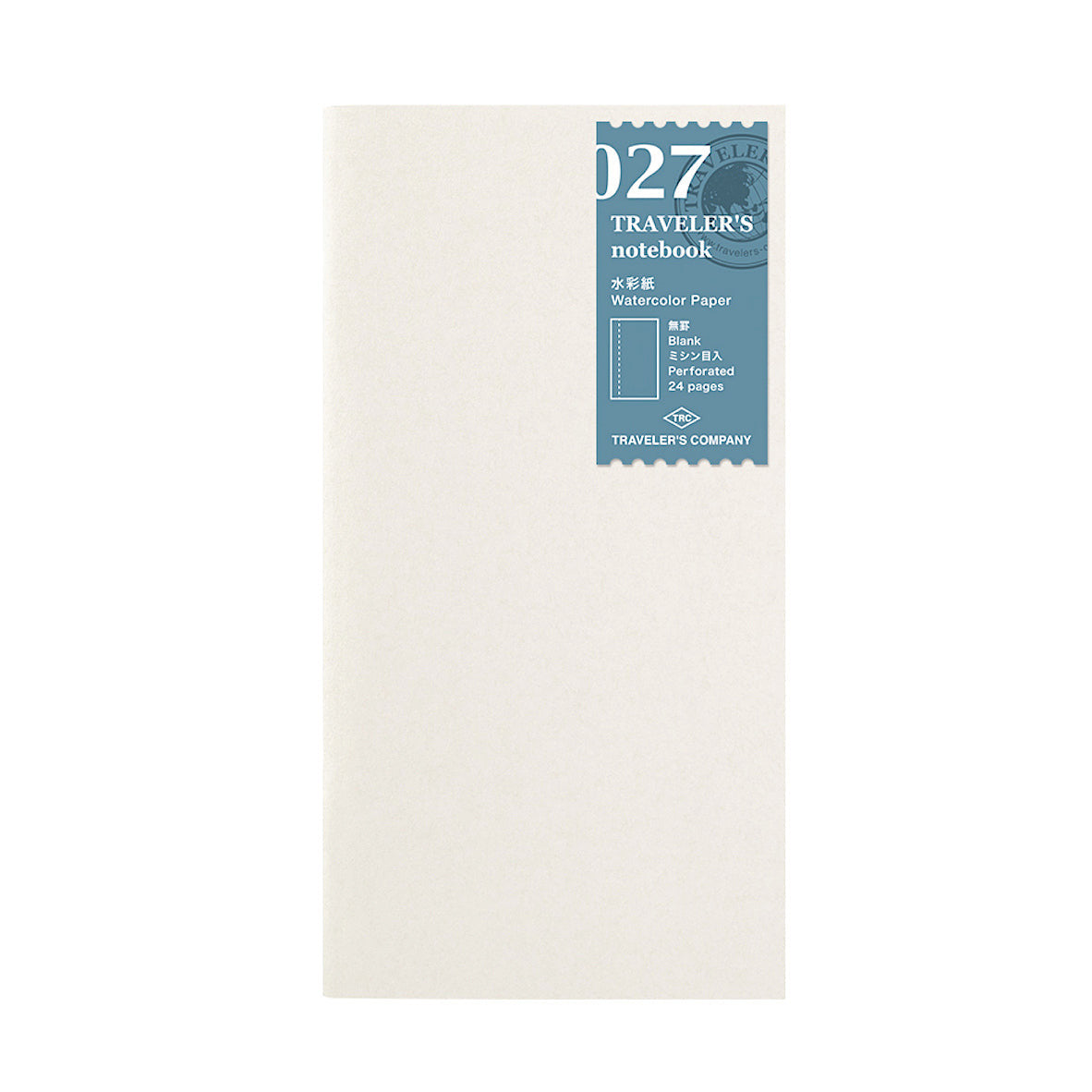 TRAVELER'S COMPANY - Notizheft 027 | Aquarellpapier | Regular Size 