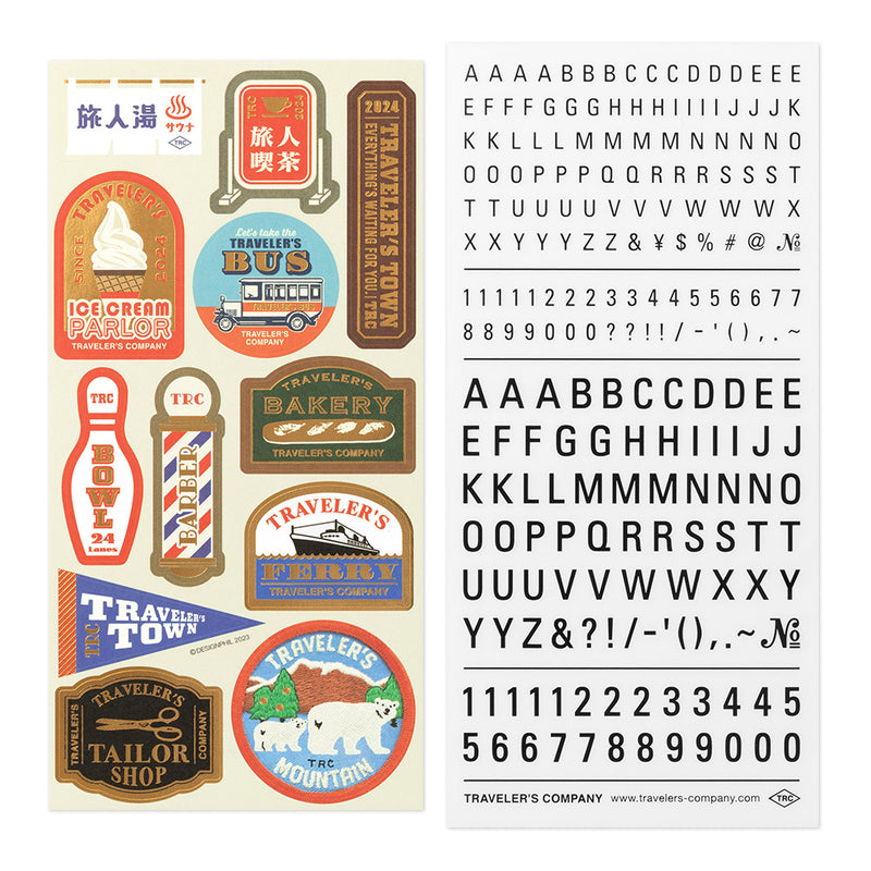 Sticker-Set für Agenda 2024 | TRAVELER'S COMPANY | Made in Japan