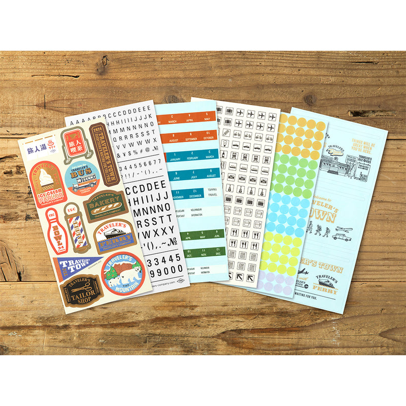 Sticker-Set für Agenda 2024 | TRAVELER'S COMPANY | Made in Japan