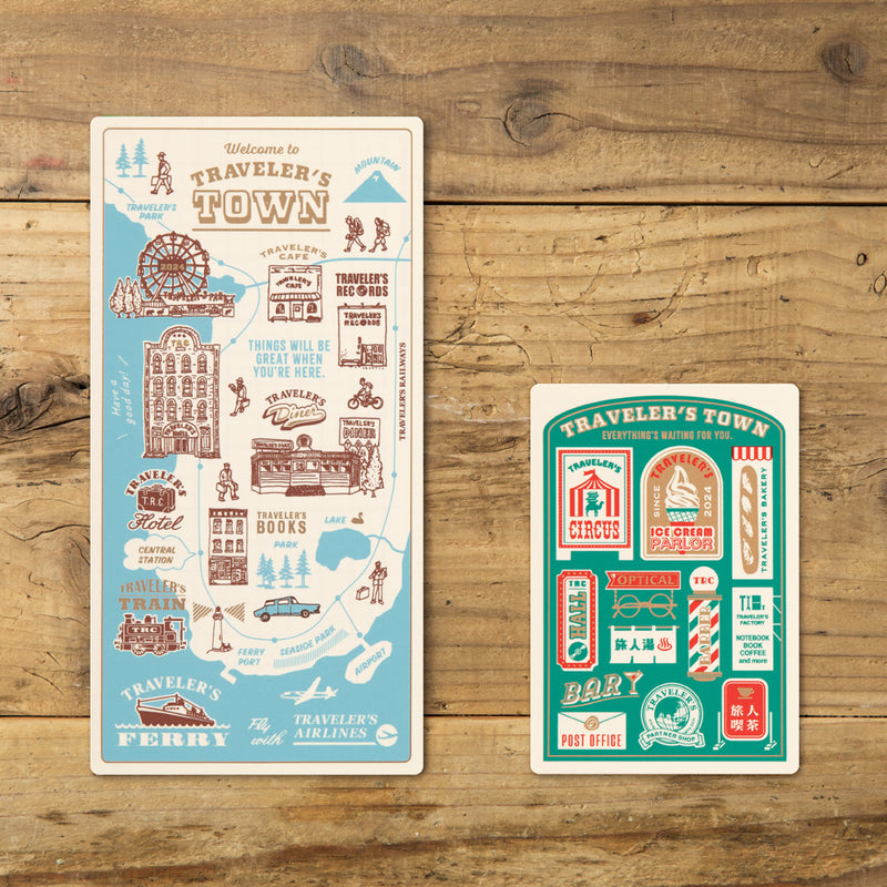 Schreibunterlage aus Kunststoff | Traveler's Notebook 2024 | Regular Size | Made in Japan
