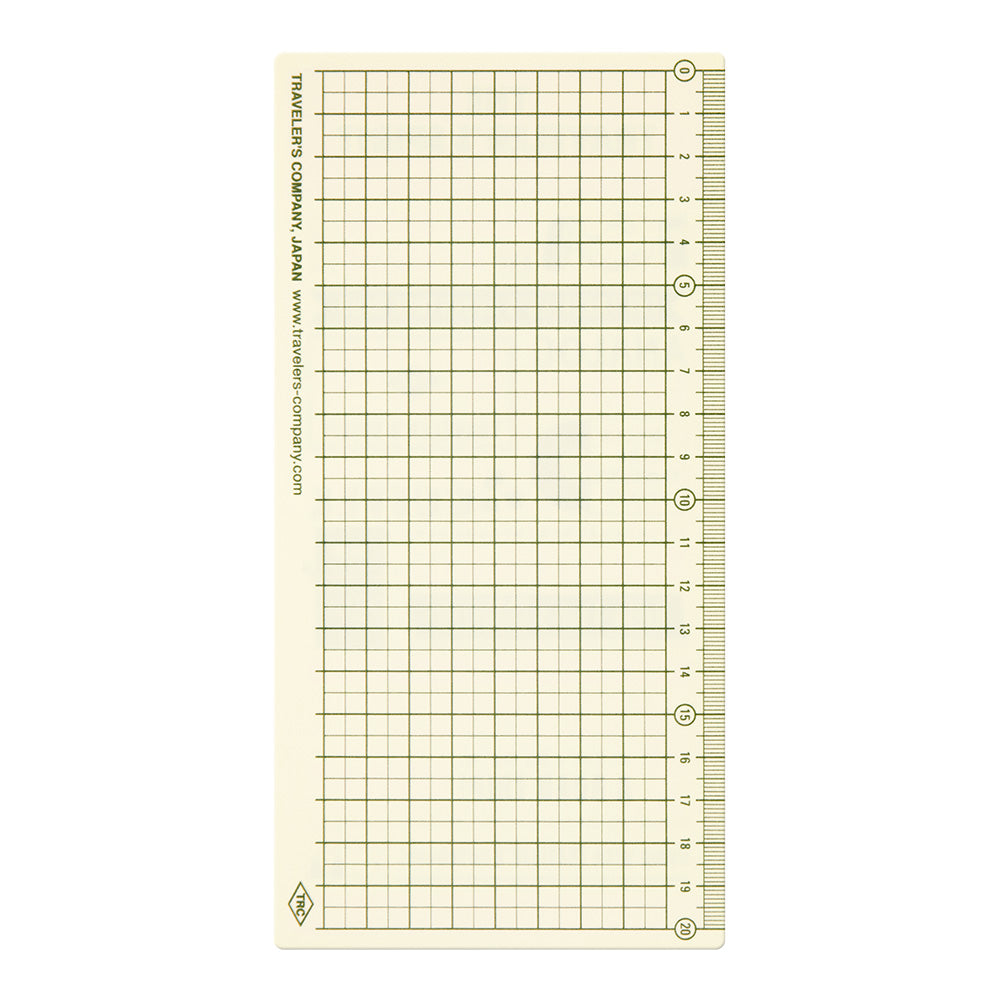 Schreibunterlage aus Kunststoff | Traveler's Notebook 2026 | Regular Size | Made in Japan