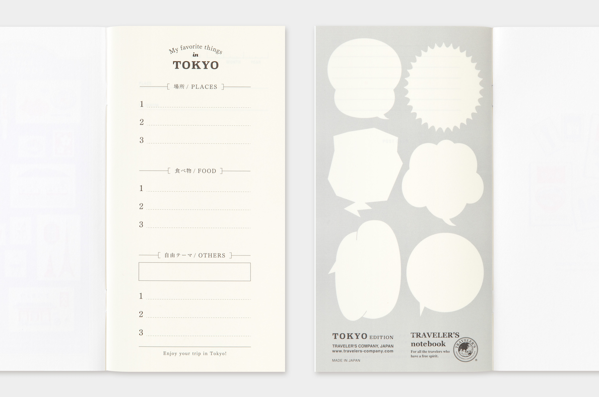 Postkarten Tokyo Limited Edition | Regular Size | TRAVELER'S COMPANY Japan