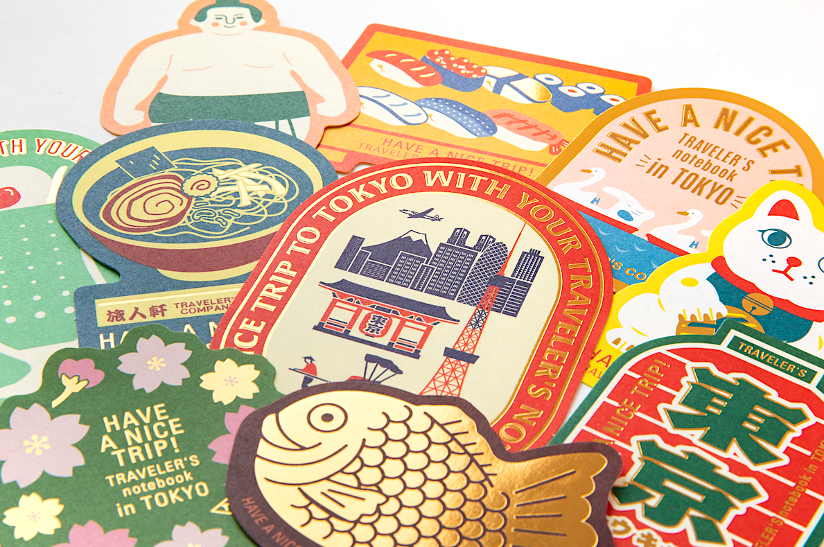 Sticker-Set Tokyo Limited Edition | TRAVELER'S COMPANY | Made in Japan