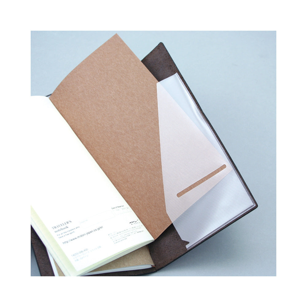 TRAVELER'S notebook Pocket Sticker 006 | Refill-Tasche zum Einkleben | Made in Japan