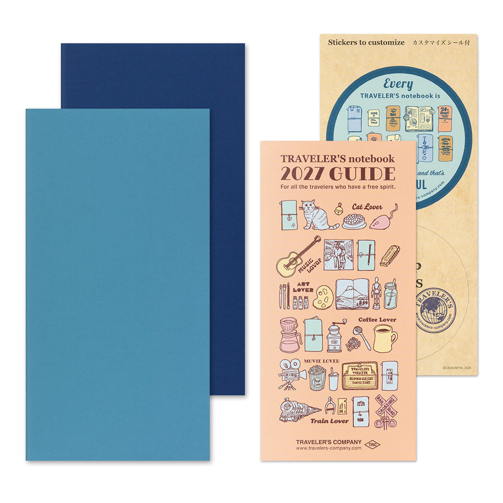 Traveler’s Notebook Agenda 2027 Weekly + Memo | Regular Size | Pre-Order
