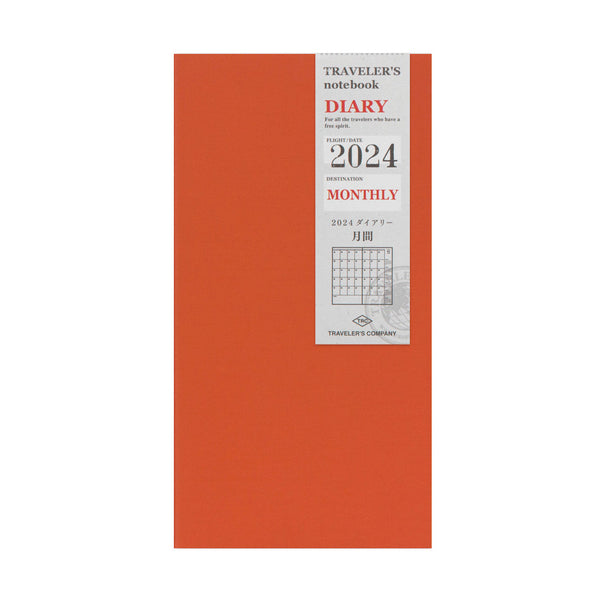 Agenda 2024 Monatsplaner Regular size | TRAVELER'S COMPANY | Made in Japan