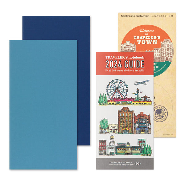 Agenda 2024 mit horizontalem Wochenplaner Regular size | TRAVELER'S COMPANY | Made in Japan