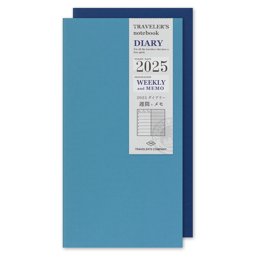 Agenda 2025 mit  horizontalem Wochenplaner Regular size | TRAVELER'S COMPANY | Made in Japan