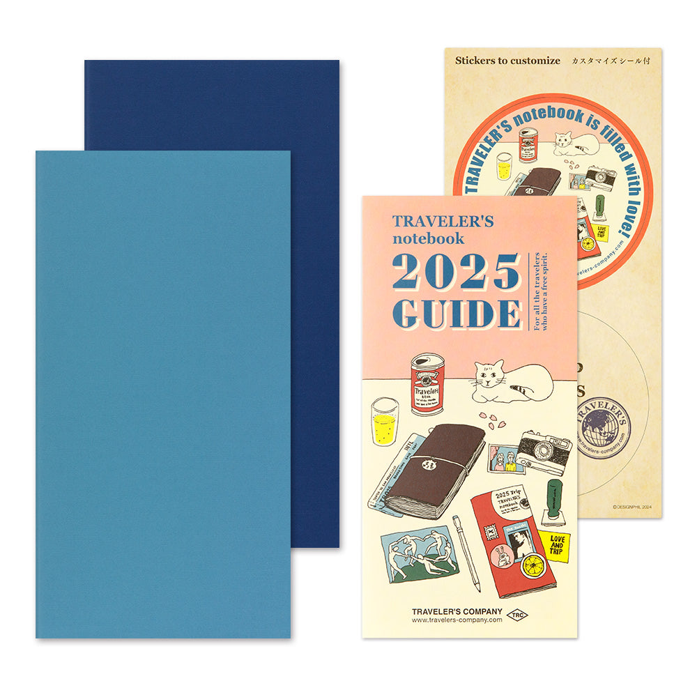 Agenda 2025 mit  horizontalem Wochenplaner Regular size | TRAVELER'S COMPANY | Made in Japan
