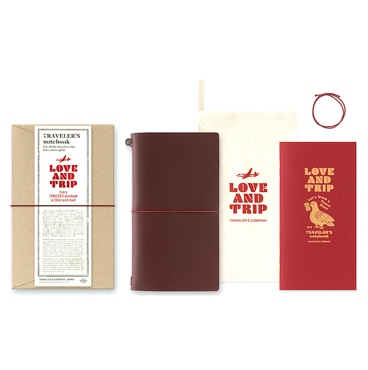 TRAVELER’S Notebook | LOVE AND TRIP Edition | Limitierte Version | Japan