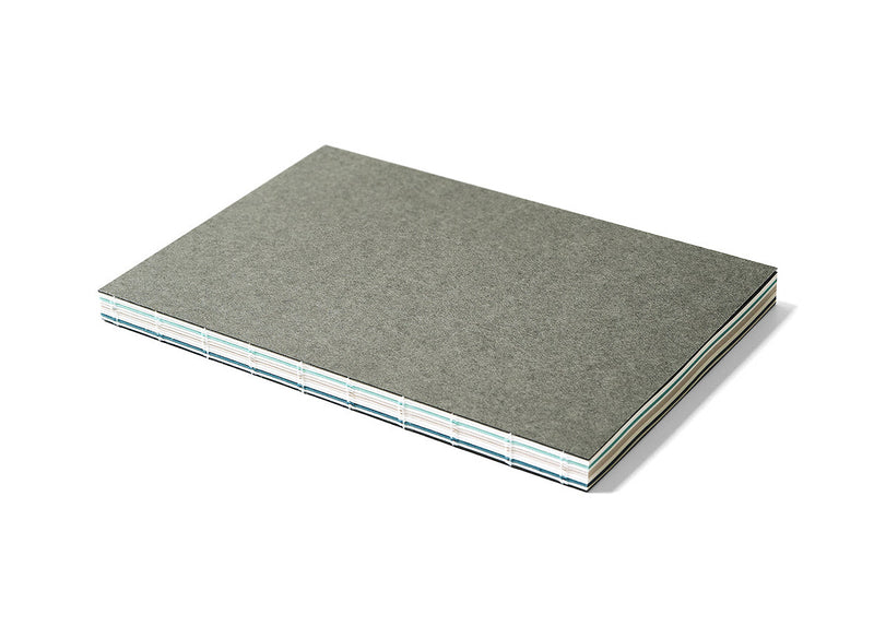 Notizbuch Caprice melange gray | Trolls Paper | Handmade in Seoul Südkorea