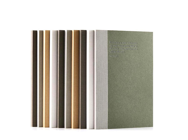 Notiz- & Skizzenbuch hellgrau | Trools Paper | Made in Seoul Südkorea