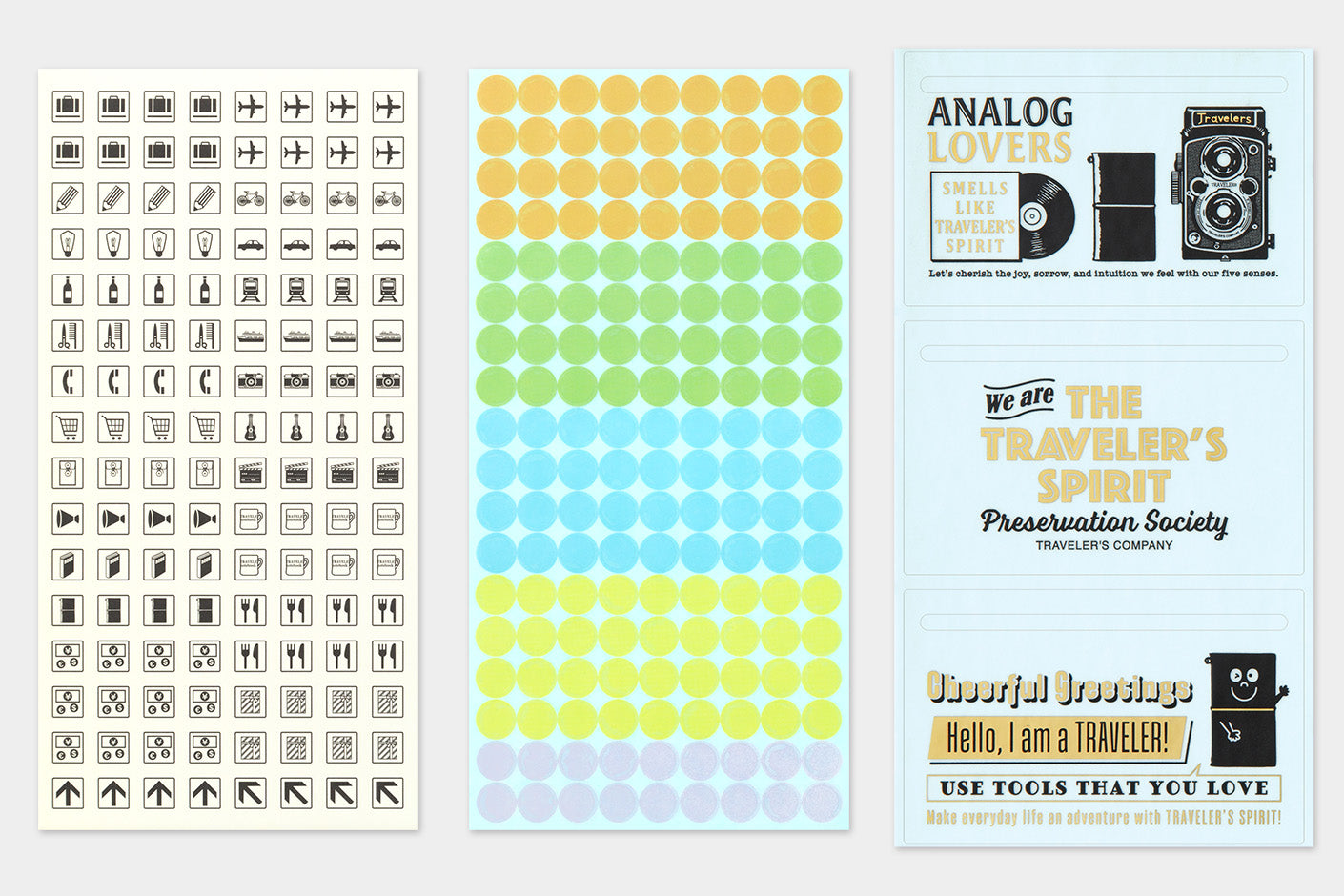 Sticker-Set für Agenda 2026 | TRAVELER'S COMPANY | Made in Japan