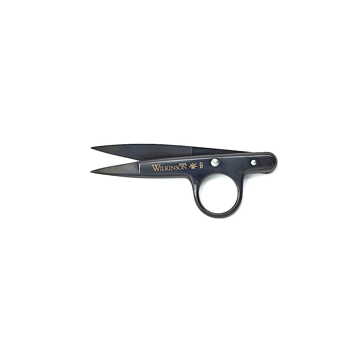William Whiteley Threadclip Fadenschere 4.5" Schwarz aus Carbonstahl – handgefertigt in Sheffield
