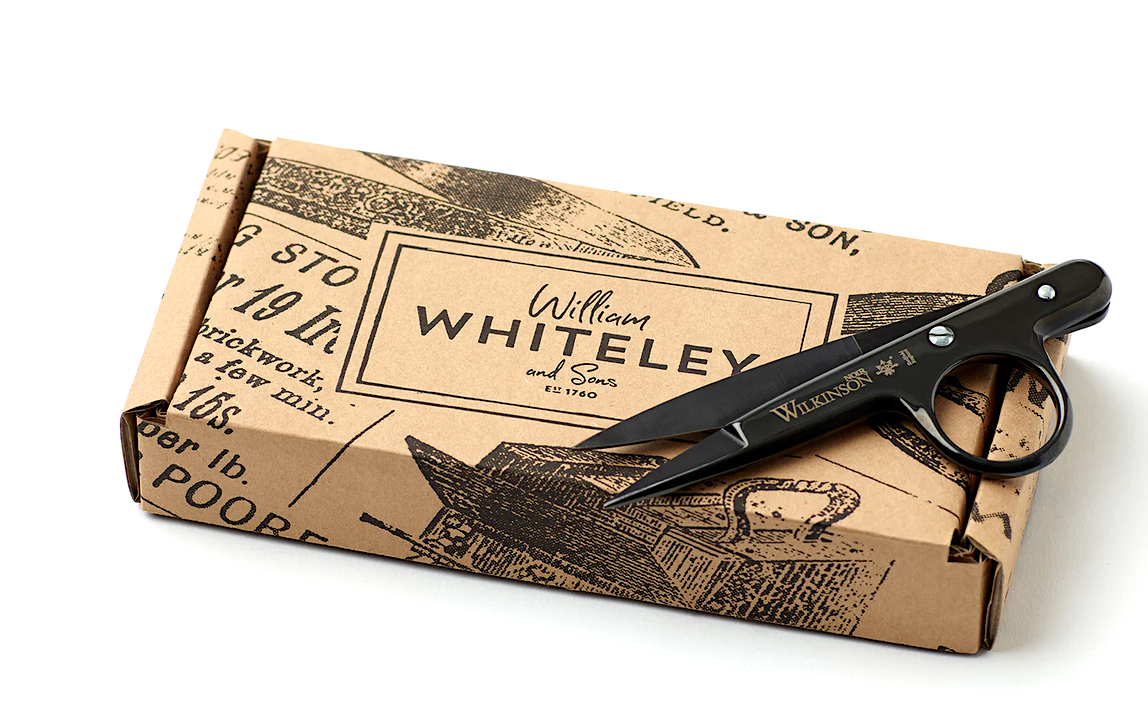 Minischere Knipser schwarz Stahl | W. Whiteley & Son | Handmade in UK