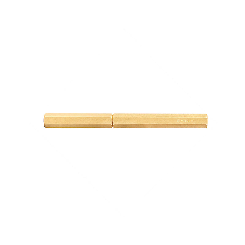  Füllfederhalter Classic aus Messing | Revolve Fountain Pen | Messing, Kupfer | YSTUDIO | Handmade in Taiwan
