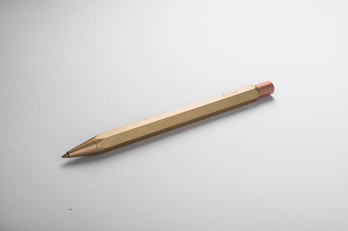 Druckbleistift Classic 0.7 mm aus Messing | Revolve Mechanical Pencil | ystudio | Made in Taiwan