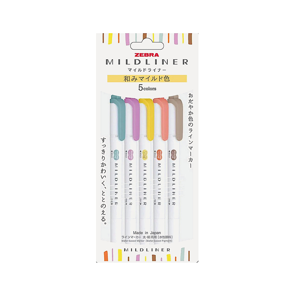 Textmarker Mildliner Wohltuende Farben | 5er-Set