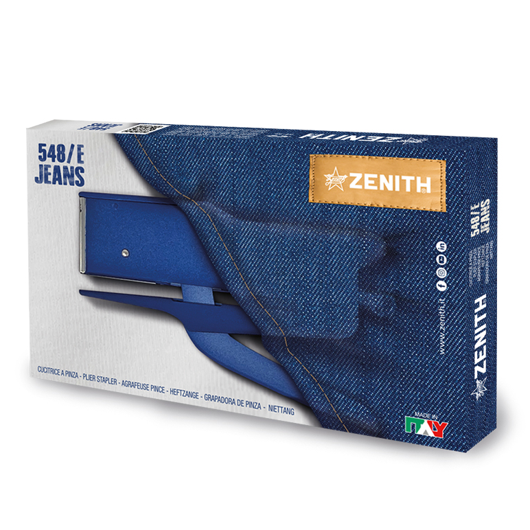 Zenith Handhefter 548/E Blue Jeans | Limited Edition | Made in Italy