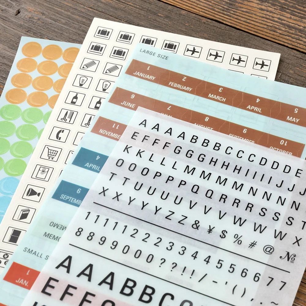 Traveler’s Company Sticker Set 2027 – limitierte Edition für Traveler’s Notebook