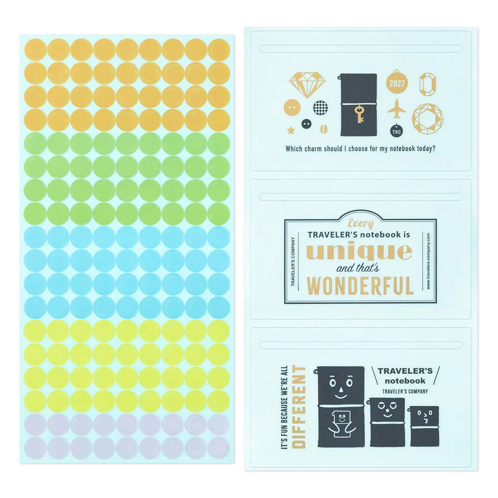 Traveler’s Company Sticker Set 2027 – limitierte Edition für Traveler’s Notebook