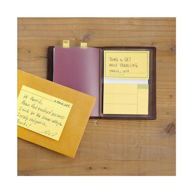 TRAVELER'S COMPANY, STICKY NOTES No012, Passport size, Geschenkidee