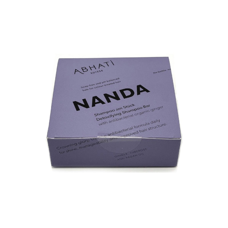 NANDA Detoxifying Shampoo Bar Abhati Suisse hairshampoo vegan no waste