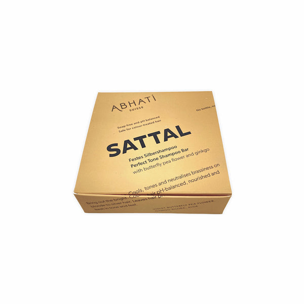 ABHATI SUISSE - Tönungs-Shampoo am Stück | Sattal  | 100% biologisch