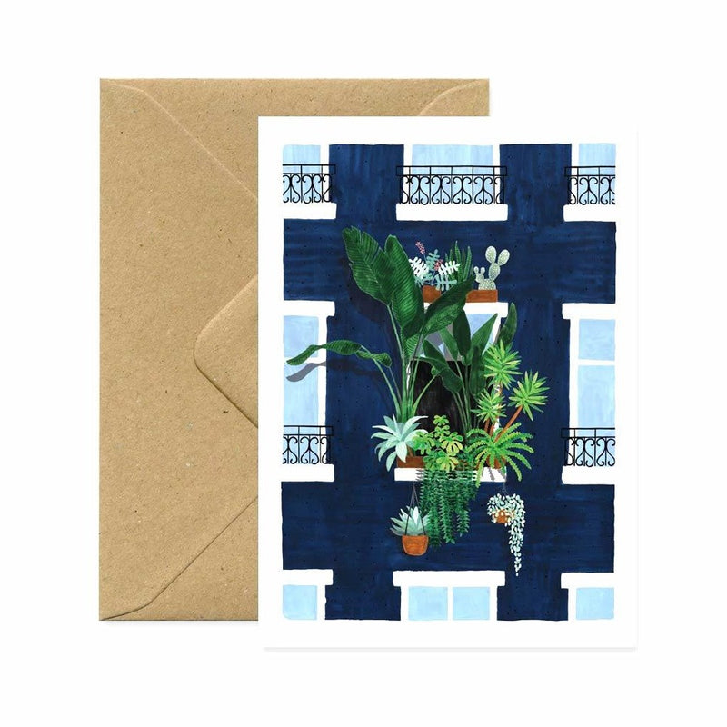 ALL THE WAYS TO SAY, BALCONY, Greeting Card, Karte, Made in France