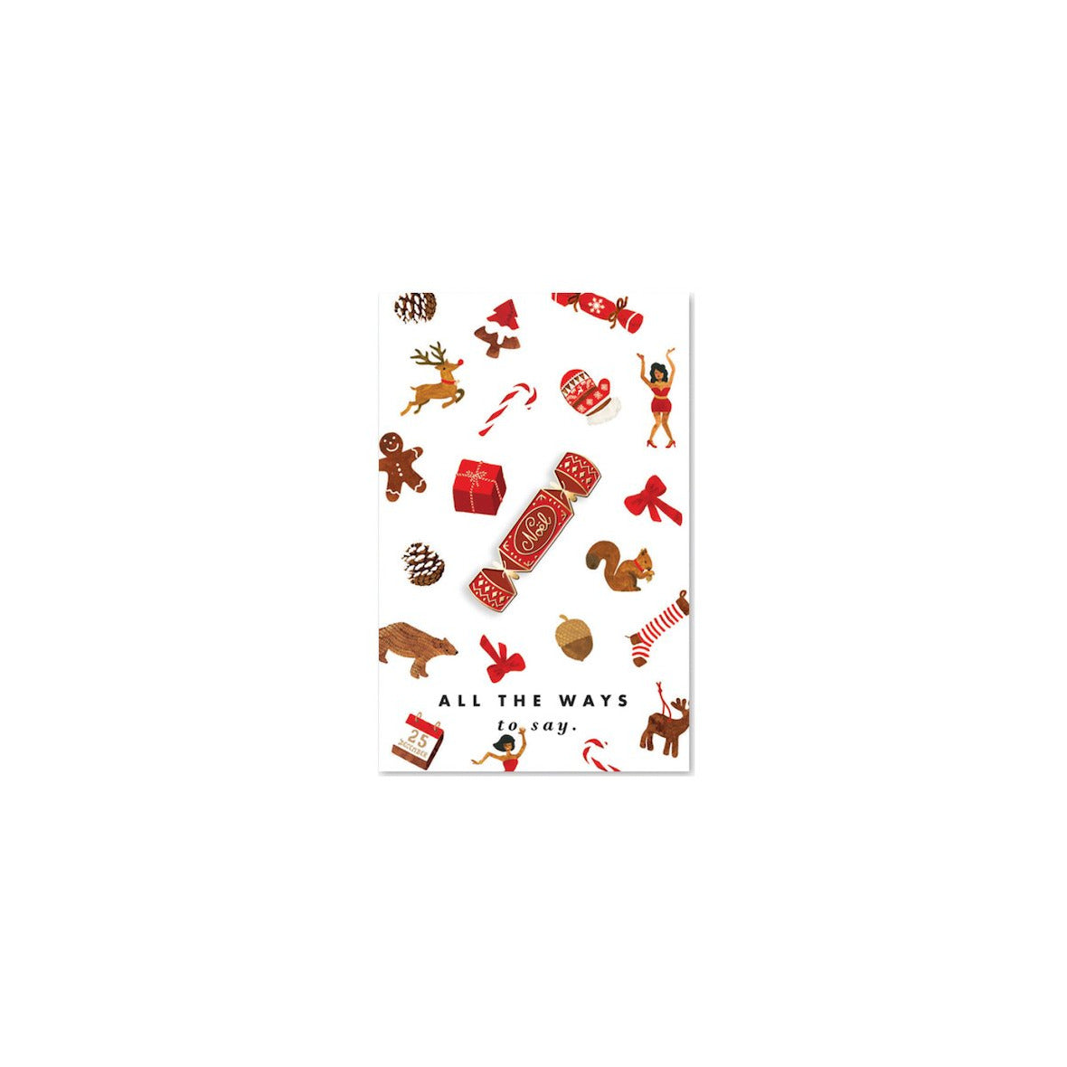 ALL THE WAYS TO SAY Pins aus vergoldetem Emaille kleine Geschenke