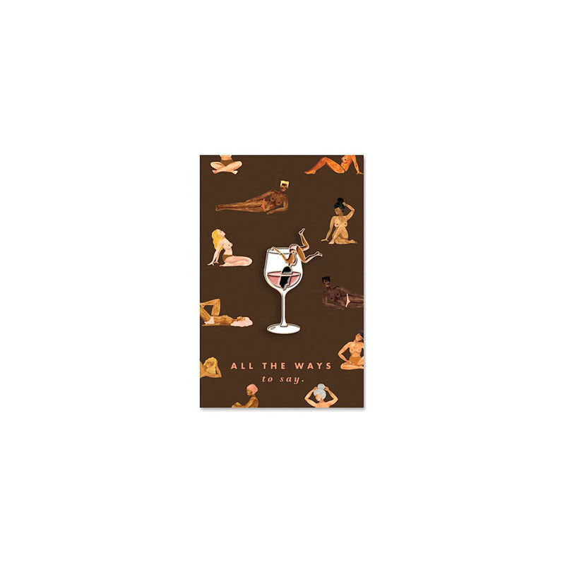 ALL THE WAYS TO SAY Pins aus vergoldetem Emaille kleine Geschenke