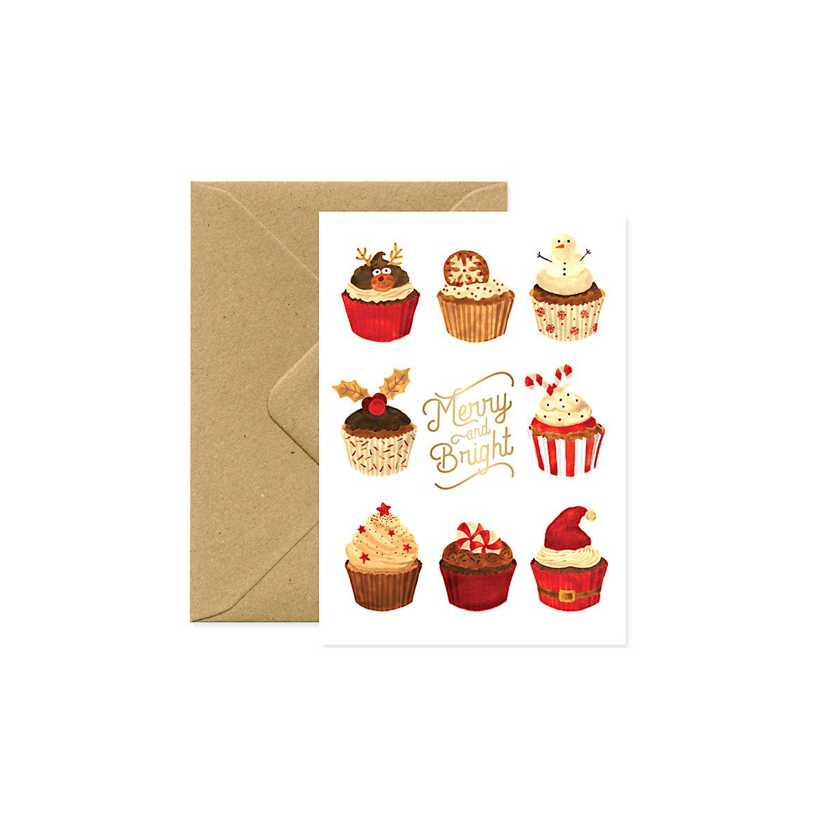 Greeting Card | Xmas Cupcakes