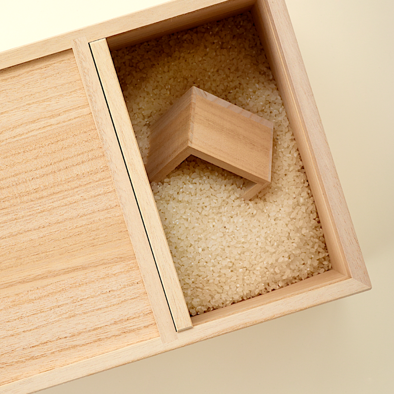 AZMAYA - Kiri Reisbehälter aus Paulownia-Holz | Handmade aus Japan