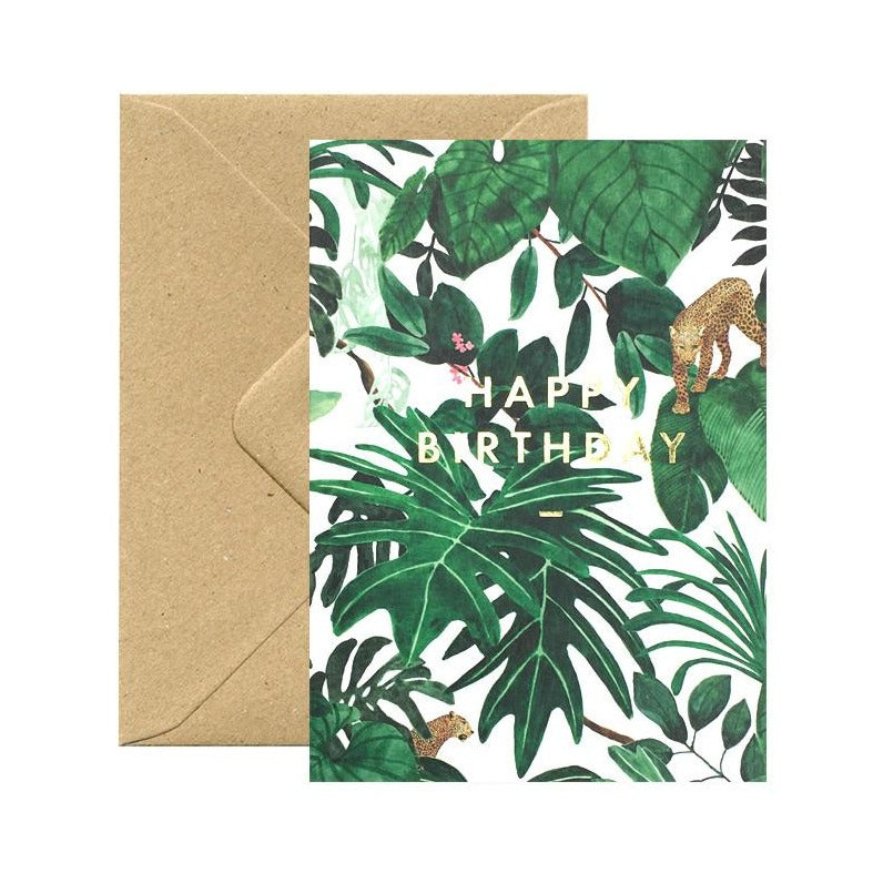 ALL THE WAYS TO SAY Happy Birthday Karte Jungle Printed in France