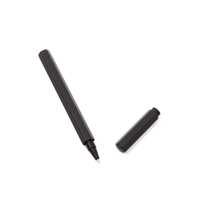 DIARGE hochwertiger Kugelschreiber aus Messing mit Sechseckigen Schaft