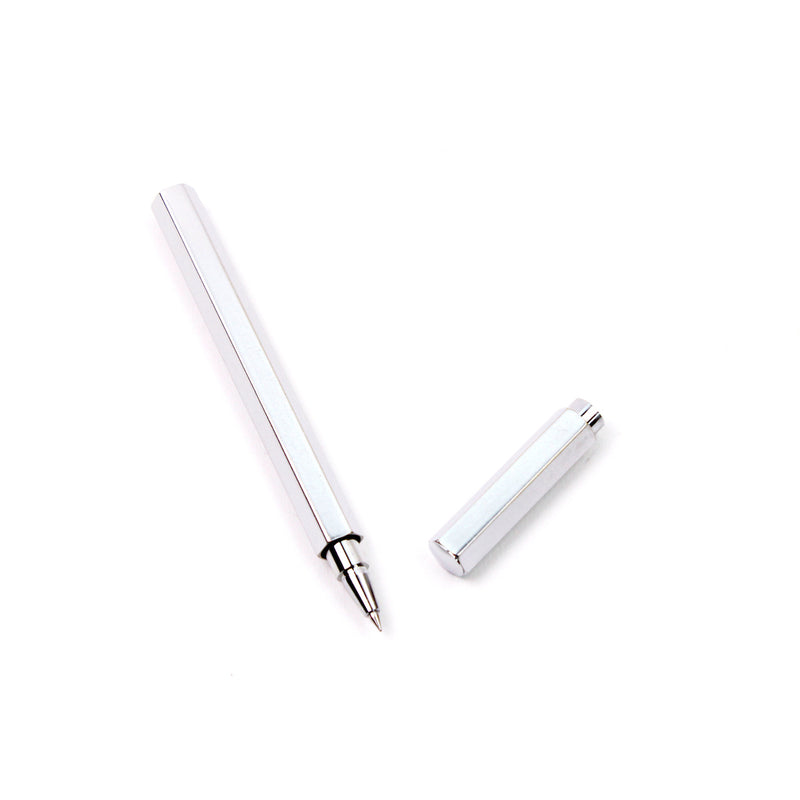 DIARGE hochwertiger Kugelschreiber aus Messing mit Sechseckigen Schaft