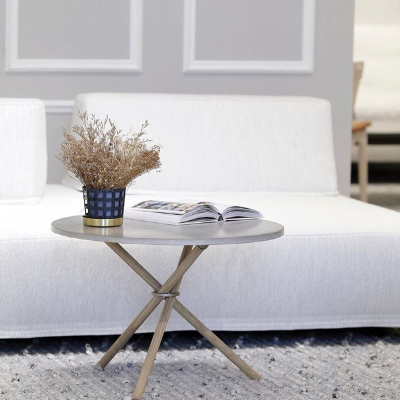 EBERHART FURNITURE - Daphne Couchtisch / Beistelltisch Ø 65 cm | Handmade in Dänemark
